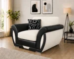 Shannon One Seater Off White Sofa - Stylish Shannon Accent Chair - Image 3