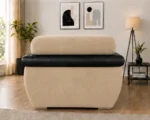 Shannon One Seater Beige Sofa - Comfortable Shannon One Seater Sofa - Image 4