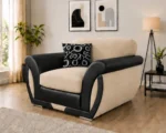 Shannon One Seater Beige Sofa - Comfortable Shannon One Seater Sofa - Image 2