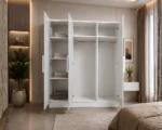 Modern Home Furniture – Premium 3 Door Wardrobe - 3 Door Wardrobe - Image 4