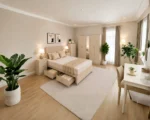 Complete Home Bedroom Collection - Four Door Wardrobe With Two Mirrors - Four Bottom Drawers - Double Bed - Image 3