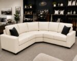 Dylan Modern Curved Corner 5 Seater Leather Sofa – Premium Comfort Dylan Leather Sofa - Image 2