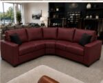Dylan 5 Seater Leather Sofa – Modern Dylan 5-Seater Leather Sofa - Image 4