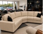 Dylan Modern Curved Corner 5 Seater Leather Sofa – Grand Comfort Dylan Leather Sofa