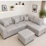 Dylan Luxury Leather Couch for Living Room – 4 Seater Sofa