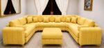 Spacious U Shape Sofa | Luxury Comfort for Every Home in yellow colors - Image 3