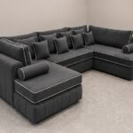Modern U Shape Sofa – Spacious Family Seating