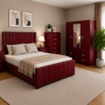 Premium Quality Bedroom Furniture Set - Luxury Panel Bed Bedroom Set