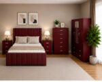 Premium Quality Bedroom Furniture Set - Luxury Panel Bed Bedroom Set - Image 4