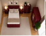 Premium Quality Bedroom Furniture Set - Luxury Panel Bed Bedroom Set - Image 2