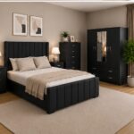 Elegant Storage Bedroom Set - Luxury Bedroom Set for Modern Homes