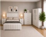 Premium Bedroom Set with Drawers - Modern Bedroom Set with Mirrors - Image 3