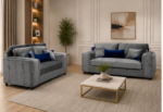 Grey Lilly 3+2 Sofa Set - Lilly 3+2 Seater Sofa Set - Image 5