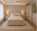 Elegant Bedroom Furniture Set – 4 Door Wardrobe, Chest & Bedside Cabinets - Image 5