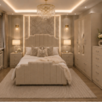 Complete Bedroom Furniture Set with Wardrobe, Side Tables & Chest Of Drawer