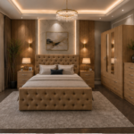 Luxury Full Bedroom Set with 4 Door Wardrobe, Chest of Drawers & Bedside Tables