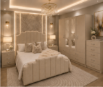 Complete Bedroom Furniture Set with Wardrobe, Side Tables & Chest Of Drawer - Image 4