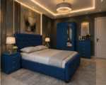 Luxury Living Bedroom Set with Matching Wardrobe & Chest - Image 4
