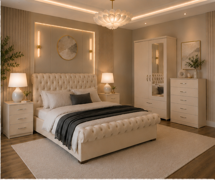 angle_2_top_right (1) Premium Bedroom Furniture Package with 2 Door Wardrobe and Bedside Cabinets - Image 1