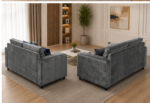 Grey Lilly 3+2 Sofa Set - Lilly 3+2 Seater Sofa Set - Image 3