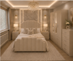 Complete Bedroom Furniture Set with Wardrobe, Side Tables & Chest Of Drawer - Image 3