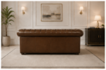 Premium Chesterfield Two-Seater Sofa - Classic Chesterfield Leather Couch - Image 5