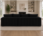 Lilly Luxury L-Shape Corner Sofa with Plush Cushions – Modern Modular Sectional Couch - Image 5