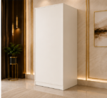Modern Two Door Wardrobe with Three Drawers & Dual Mirrors - Image 5