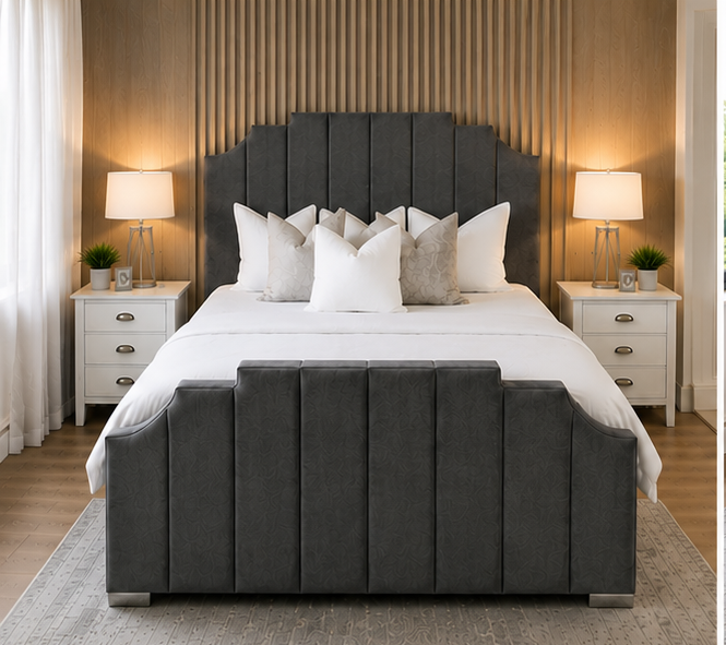 bed_part_1 Arizona Super King Size Bed with Modern Design - Image 1