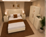 Classic Bedroom Furniture Set with Chest of Drawers - Image 3
