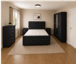 Modern Prestige Bedroom Set | Elegant Storage Series Royal Style Bedroom Set | Florida Luxury Collection
