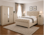 Luxury Bedroom Furniture Set with Large 5 Door Wardrobe - Image 5