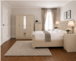 Luxury Bedroom Furniture Set with Large 5 Door Wardrobe - Image 3