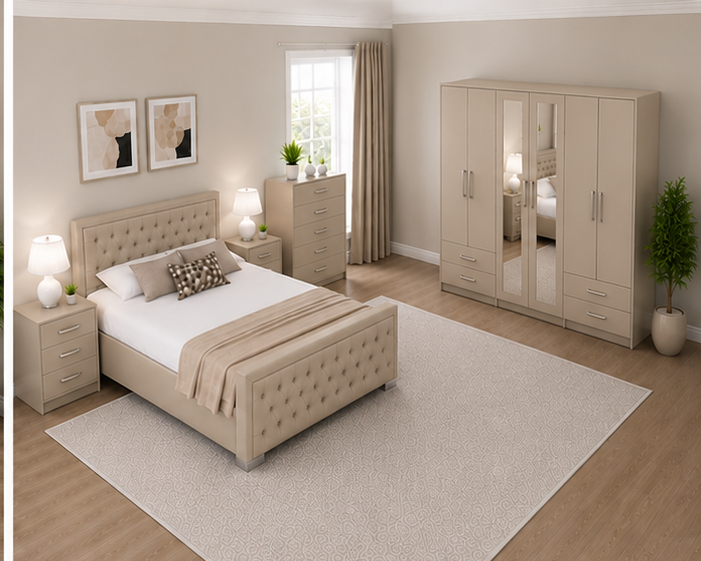 beige_bedroom_2 (1) Premium Bedroom Package Beauty in Every Detail - Elite Bedroom Set Comfort with Class - Image 1