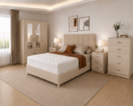 Luxury Wooden Bedroom Set - Modern Bedroom Set with Wardrobe - Image 2