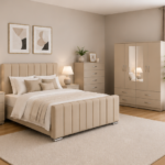Complete Bedroom Furniture Package - Stylish Panel Bed Room Set