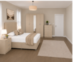 Complete Master Bedroom Set with Bed and Storage Furniture - Image 2