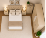 Luxury Bedroom Suite with Bed, Wardrobe, Drawer Chest & Bedside Tables - Image 3