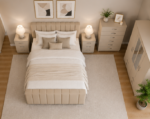 Complete Bedroom Furniture Package - Stylish Panel Bed Room Set - Image 2