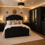 Luxury Bedroom Furniture Set – 4 Door Wardrobe, Nightstands & Chest Of Drawer