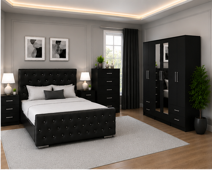 black_angle_2_perspective Dream Bedroom Collection Designed for Luxury Living - Premium Bedroom Furniture - Image 1