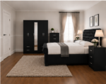 Modern 5 Door Wardrobe Bedroom Set – Complete Bedroom Furniture Collection - Image 2