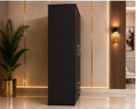 Elegant 4 Door Bedroom Wardrobe with Dual Mirrors - Premium 4 Door Storage Wardrobe with 2 Drawers - Image 4