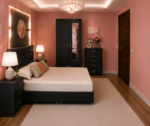 Premium Bedroom Set Featuring 2 Door Wardrobe and Side Tables, Chest of Drawers - Image 2