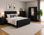 Luxury Bedroom Set with Storage - Modern Wooden Bedroom Set - Image 5
