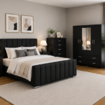 Luxury Bedroom Set with Storage - Modern Wooden Bedroom Set