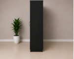 Modern black 4 Door Wardrobe with 4 Drawers & 2 Mirrors - Modern 4 Door Wardrobe with 2 Mirrors & 4 Drawers - Image 4