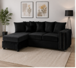 Maya 4 Seater L Shape Sofa – Stylish Corner Lounge Sofa