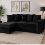 Maya 4 Seater L Shape Sofa – Stylish Corner Lounge Sofa