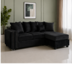 Maya 4 Seater L Shape Sofa – Stylish Corner Lounge Sofa - Image 3
